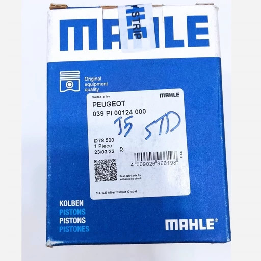 پیستون و رینگ و گژن پین 206 تیپ 5 ماهله استاندارد (TU5-STD)
