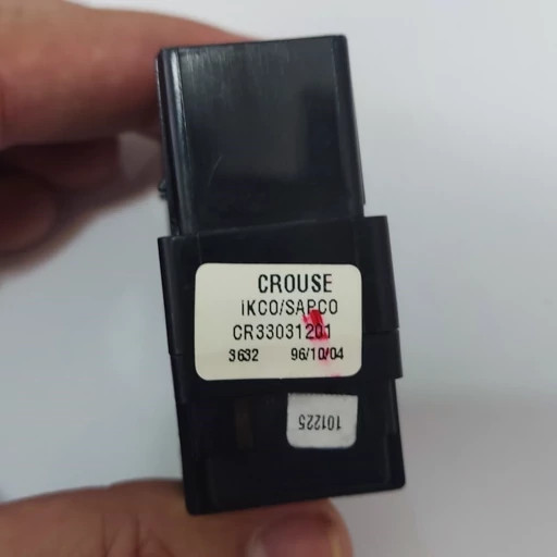کلید شیشه بالابر تک پل پارس نور زرد CROUSE